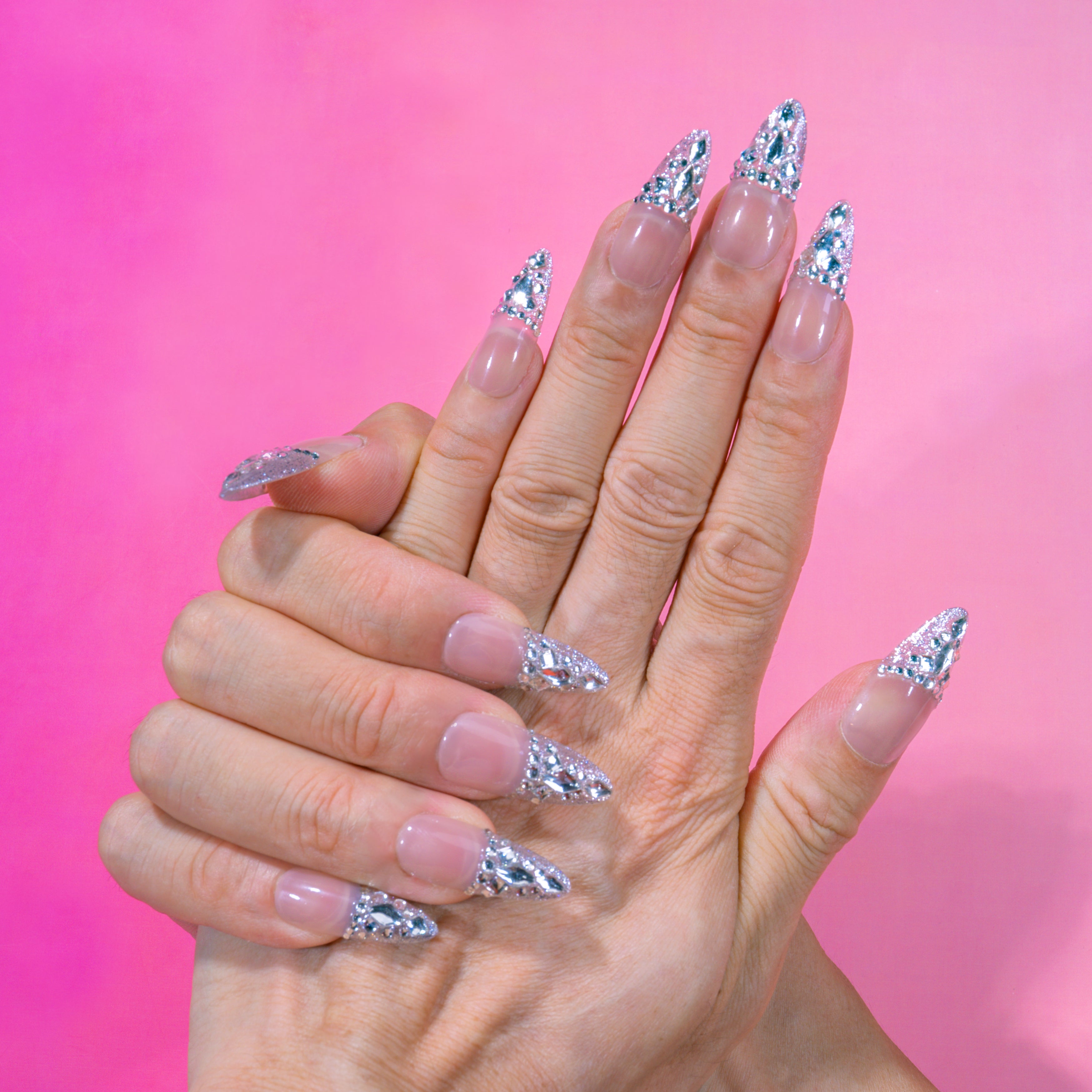 K05-sparkling rhinestone-1.1IN ALMOND