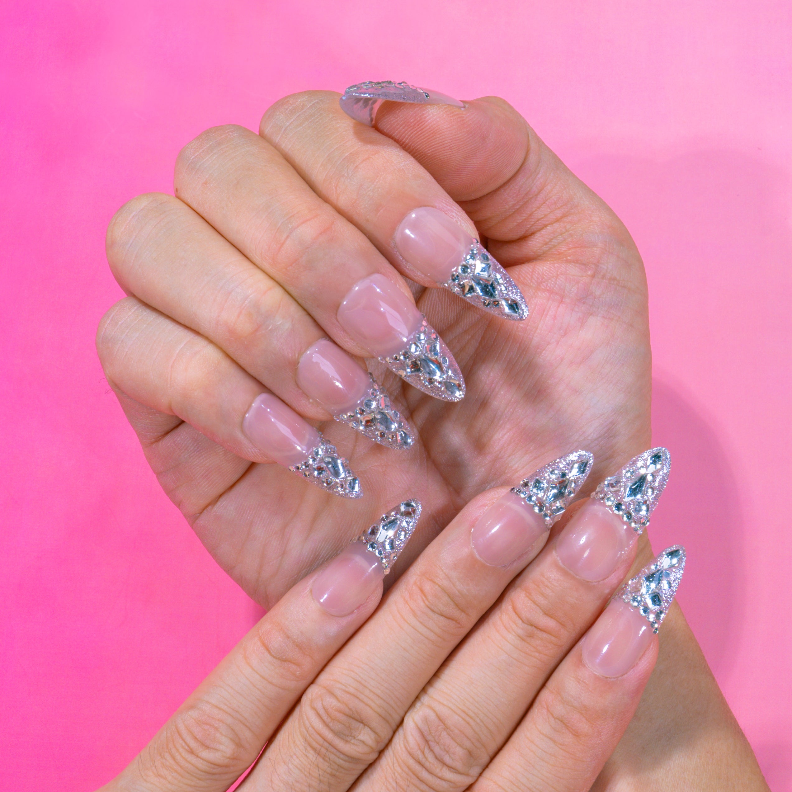 K05-sparkling rhinestone-1.1IN ALMOND