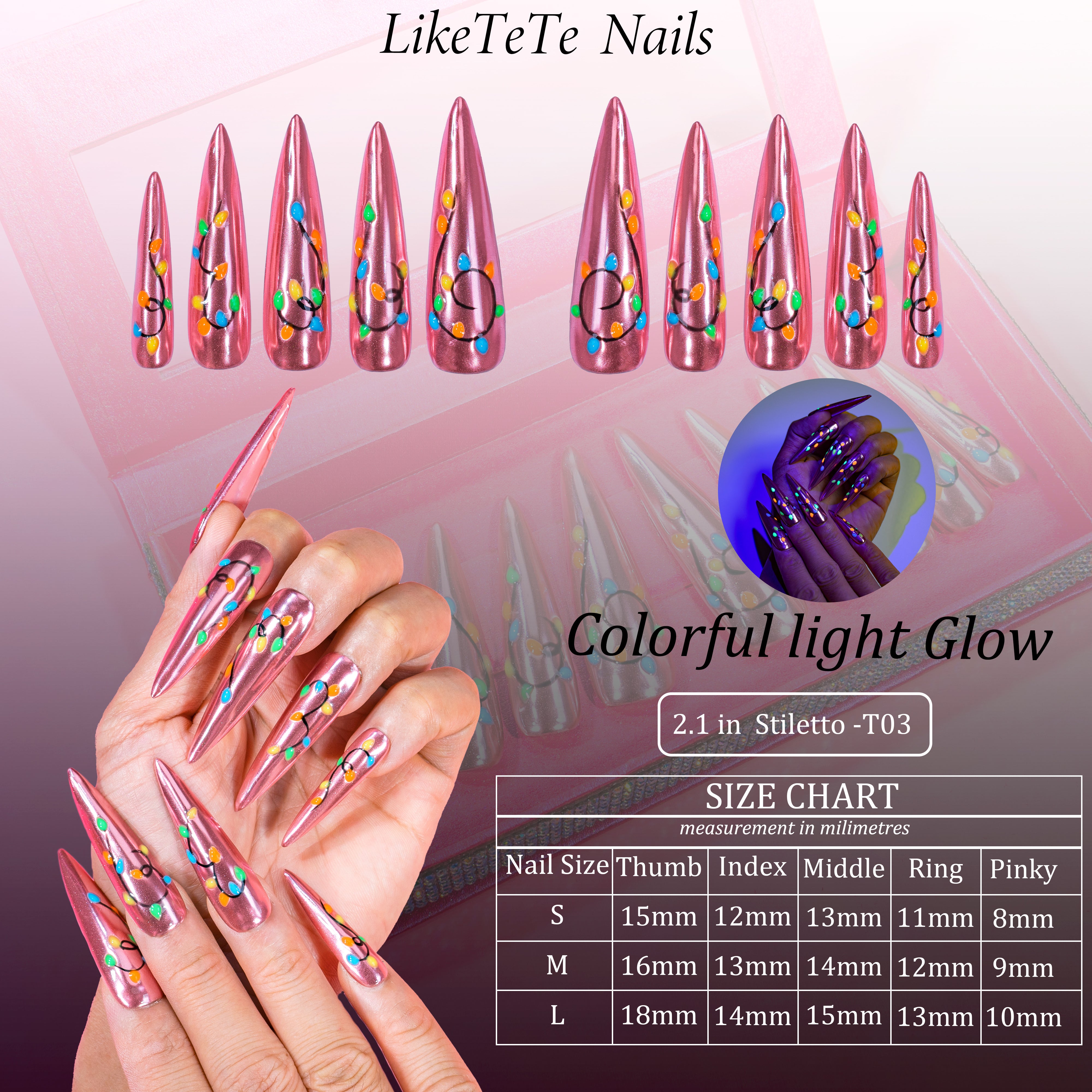T03-Colored light bulbs-2.1IN STILETTO