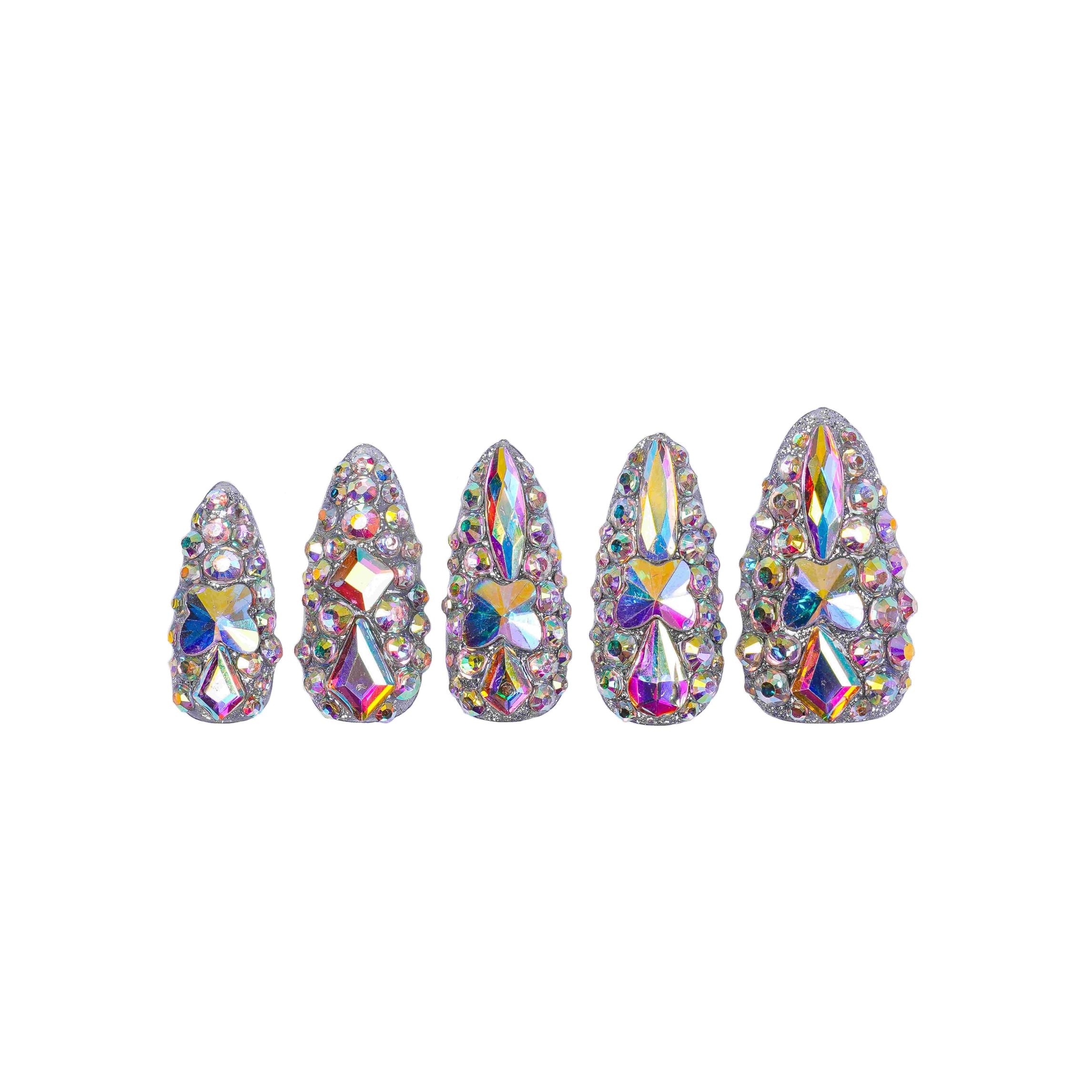 K02-Dazzling charm-0.98IN ALMOND