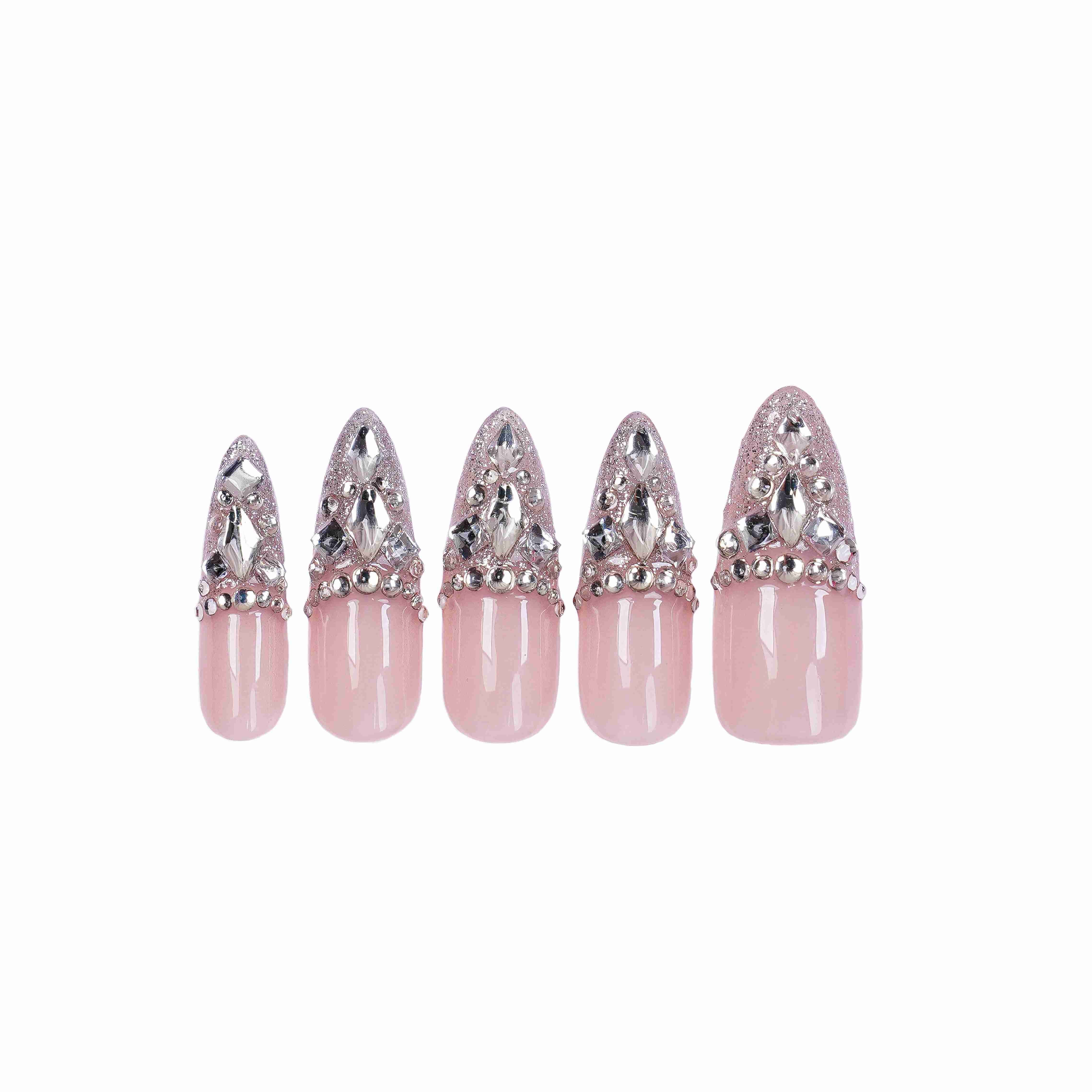 K05-sparkling rhinestone-1.1IN ALMOND